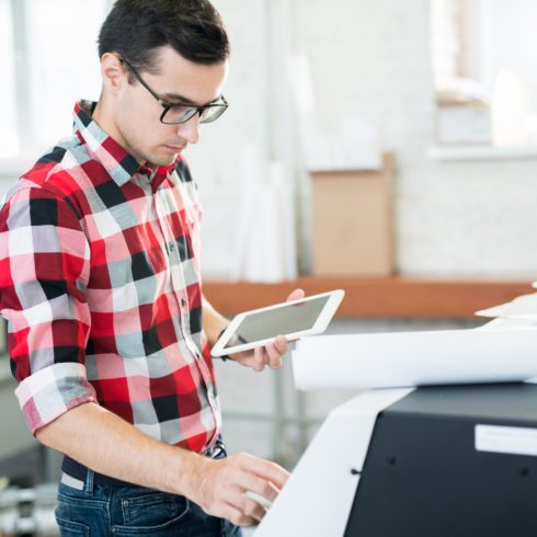 Examining The Print Quality Of a Photocopier